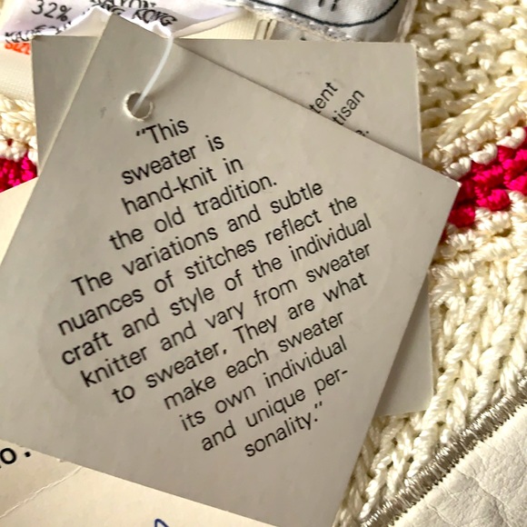 NWT Vintage Nannell short sleeve knitted sweater - Picture 9 of 9